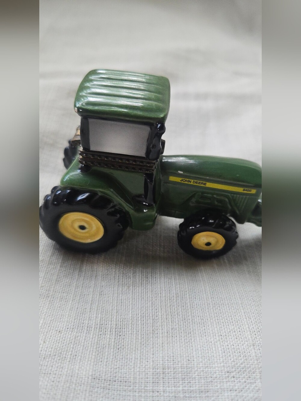 John Deere Green Tractor Trinket Box